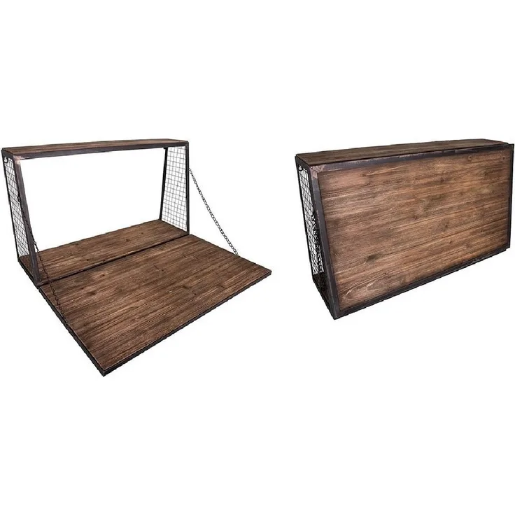 Antic Line Industrieller Wandschreibtisch Schreibtisch Industrial SEB15361