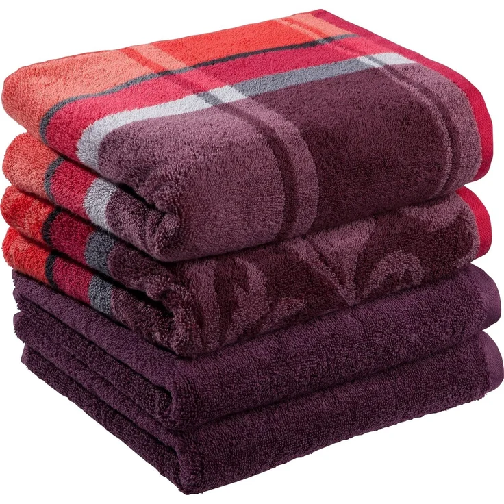 Erwin Müller Handtuch Handtuch "Ludwigsburg" 4er-Pack, Frottier (4-St), Walk-Frottier Uni