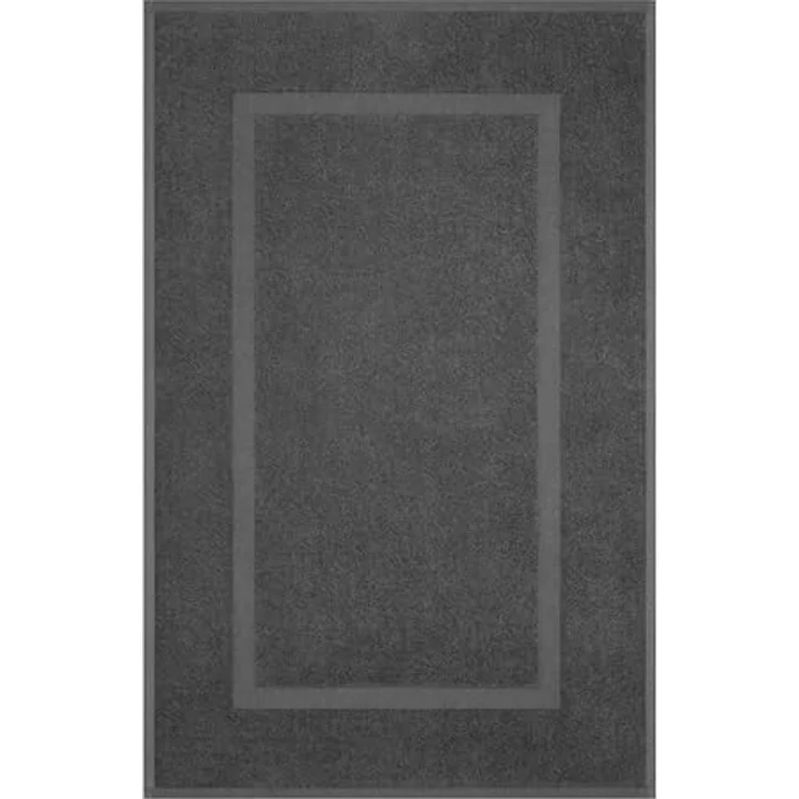 HAMMETEX Badematte Hotelmatte, Duschvorleger, Höhe 5 mm, rutschhemmend beschichtet, beidseitig nutzbar, Baumwolle, rechteckig, 2-teiliges Set, einfarbig, 100% Baumwolle – Bild 6