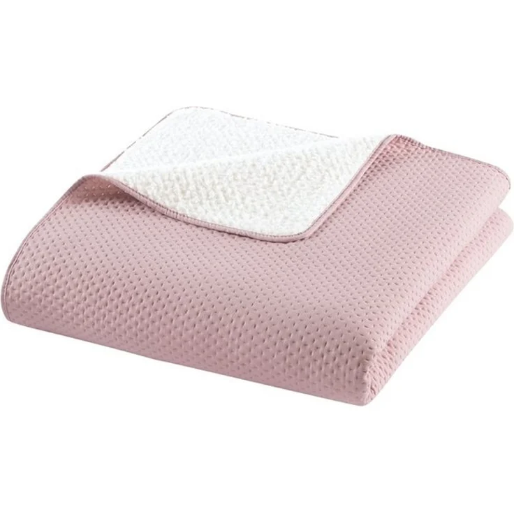 Delindo Lifestyle Bettüberwurf Tagesdecke Soft-Touch, flauschig warme Rückseite – Bild 4