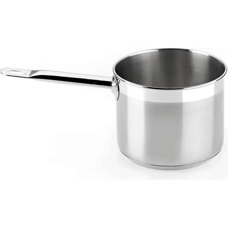 Kasserolle BRA PROFESIONAL Edelstahl Ø 12 cm Grau Silberfarben 1 L (1 Stück) Default Title
