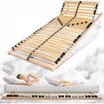 Coemo 7-Zonen Lattenrost ERGO K 90x200 Kopfteil verstellbar, Selbstbausatz