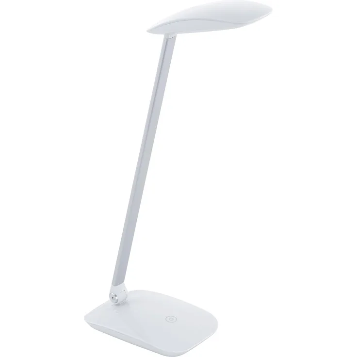 Eglo 95695 Tischleuchte Cajero mit Dimmer (Touchdimmer) in weiß 4,5W L:15 H:50cm