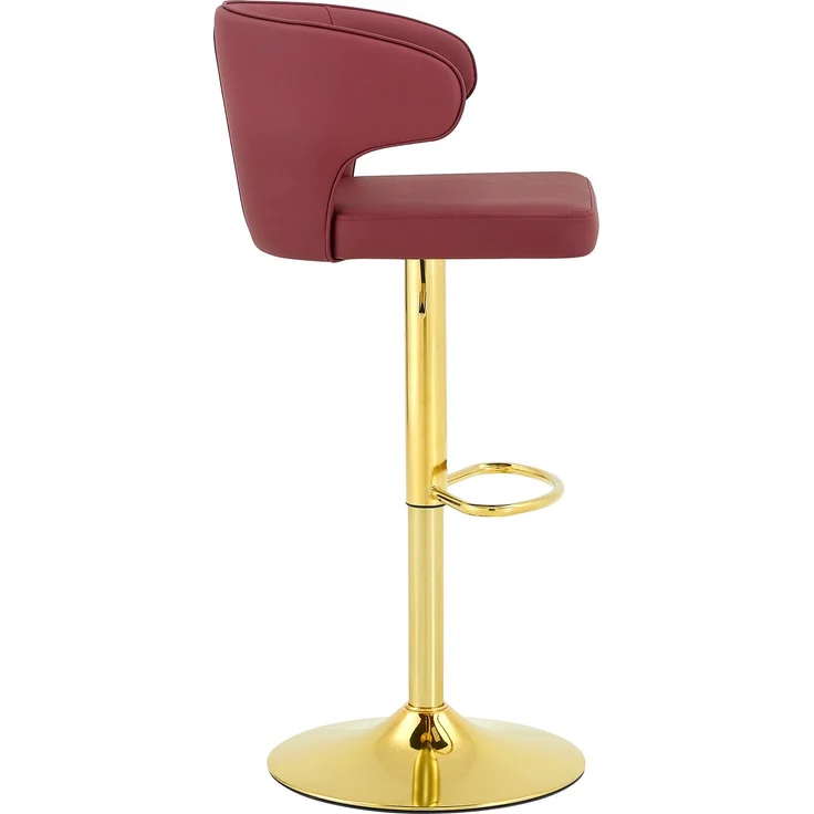 2er Set Barhocker mit Lehne Höhenverstellbar, 360° Drehbar Barstuhl mit großem Sockel & Fußstütze, Moderner Küchenhocker für Bar Küche Theke (Nur Stühle)--Netz--110x45x49.7cm--YOUDENOVA – Bild 3