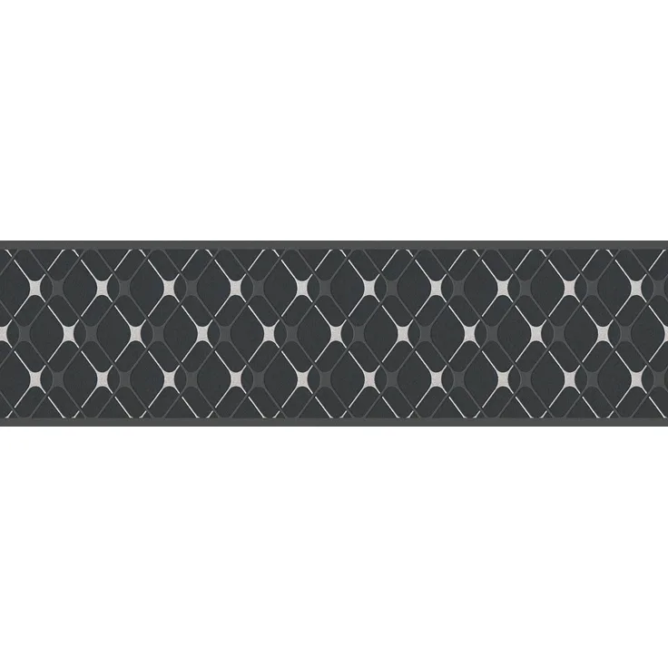 A.S. Création Bordüre Only Borders 11, leicht strukturiert, geometrisch, grafisch, metallic, Tapete Bordüre Geometrische Bordüre Metallic Borte Wohnzimmer Flur