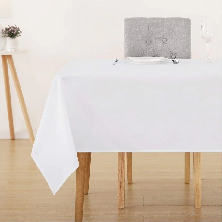 Deconovo Tischdecke Wasserabweisend Tischwäsche Abwaschbar Tischtücher Pflegeleicht (1er Set, Rechteckige Tischdecken), Lotuseffekt fleckabweisend rechteckige Tischdecken fleckabweisend – Bild 1