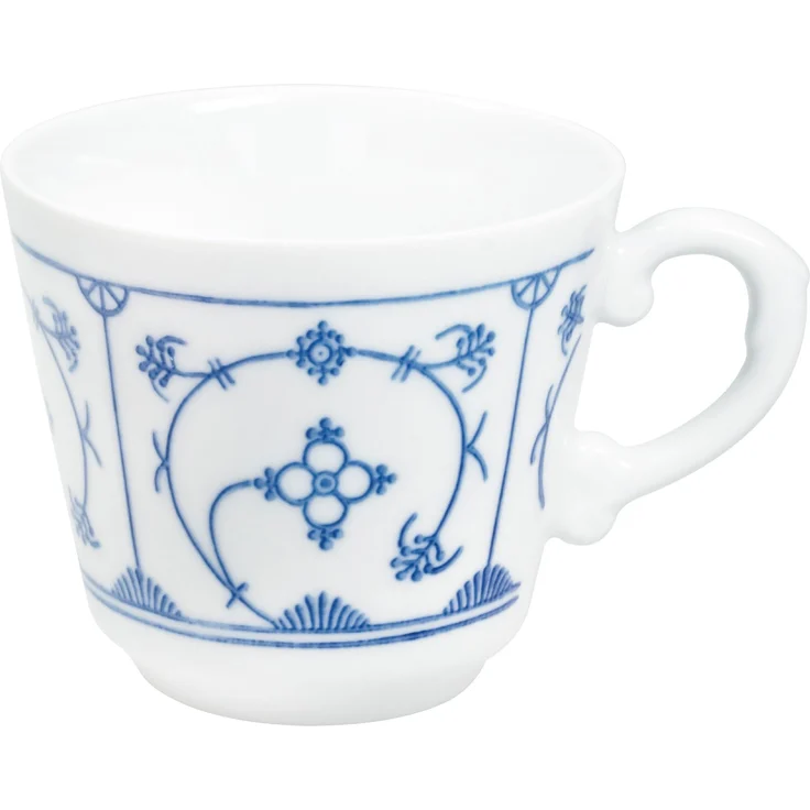 KAHLA Tasse Blau Saks 0,18 l, Porzellan, von Hand dekoriert – Bild 1