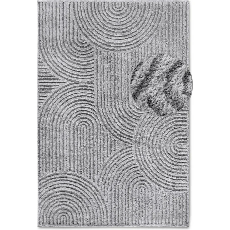 ELLE DECORATION Hochflor-Teppich Chappe, rechteckig, Höhe: 18 mm, Shaggy, Läufer, flauschig, weich, Langflor, modern, Hoch Tief Effekt – Bild 2