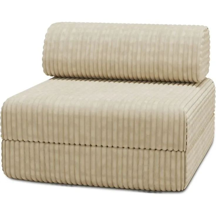 XL beiger Cord-Sessel