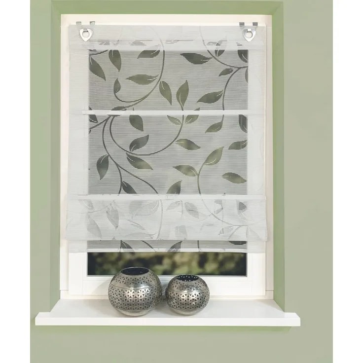 Home Wohnideen Magnetrollo Bambus 130 x 45 cm grau