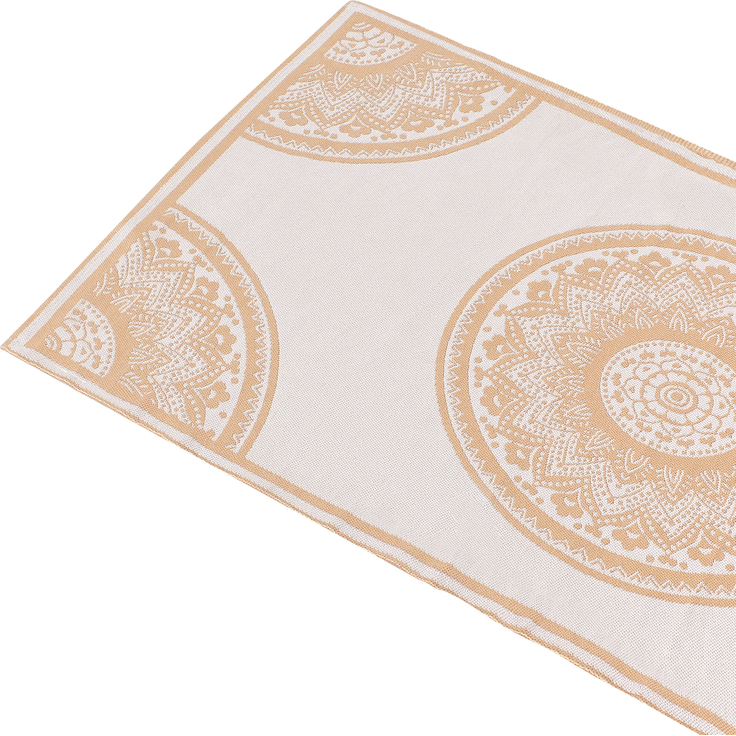 Outdoorteppich HUBLI Beige 80 x 150 cm – Bild 4