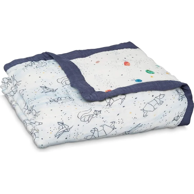 Aden + Anais 'Silky Soft Dream' Kuscheldecke Musselin blau, Stargaze