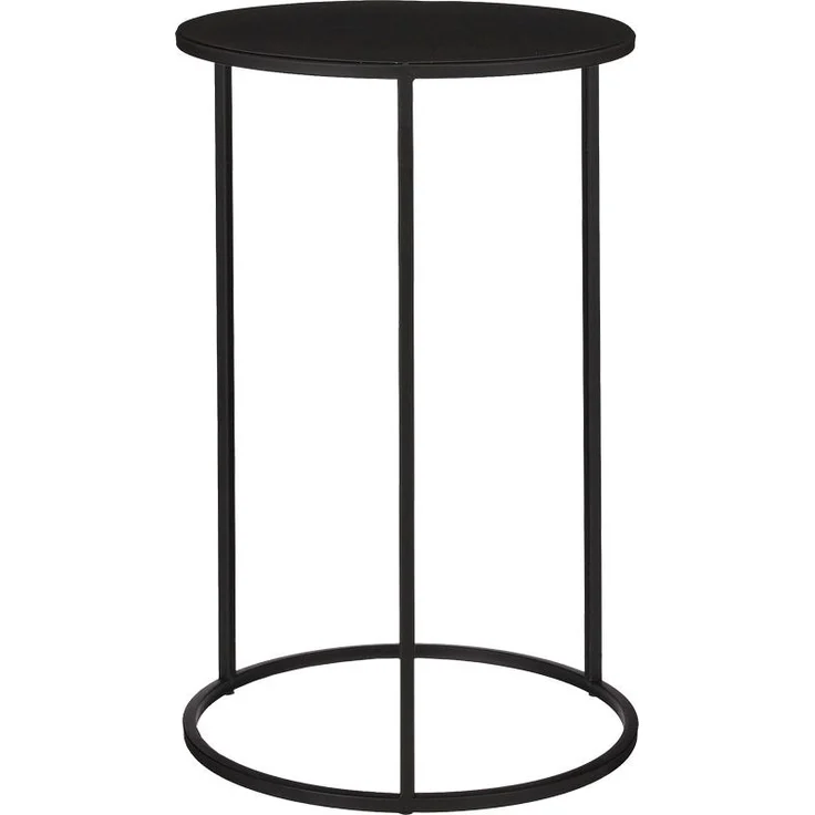Mica Beistelltisch Quinty Ø 32 x H 50 cm schwarz – Bild 1