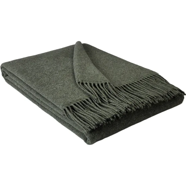 Wolldecke Merinowolldecke Plaid "FARO" Merinowolle-Kaschmir-Mix 140 x 200 cm, STTS