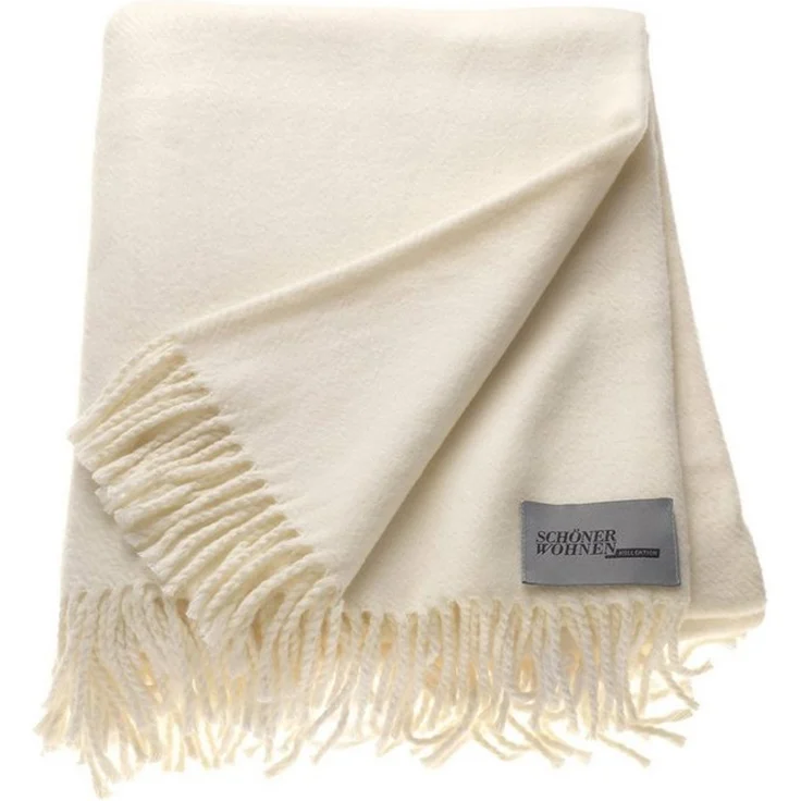 Wohndecke Basics, SCHÖNER WOHNEN-Kollektion, mit Fransen, Kuscheldecke – Bild 2