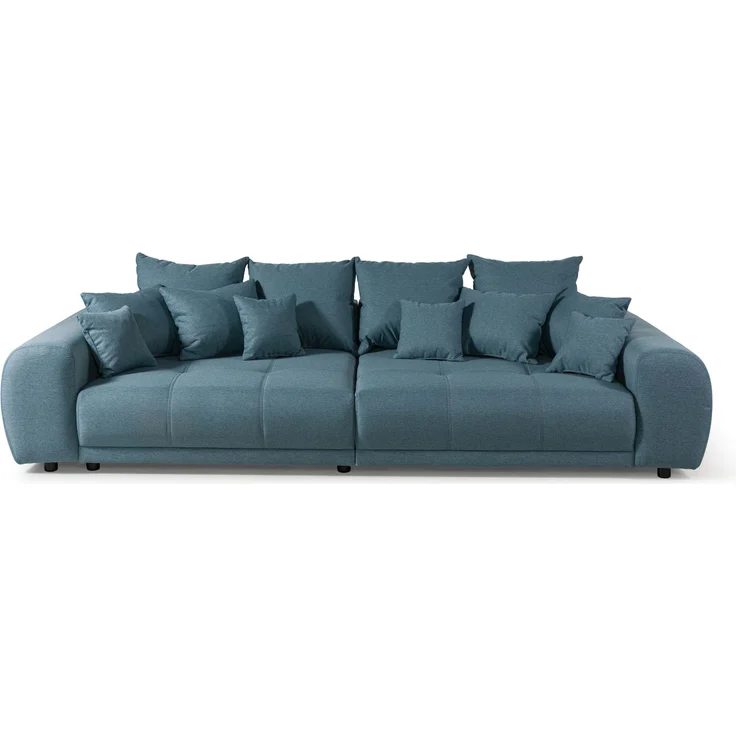 Bigsofa Geflechtstoff 310x135x86 blau MIRELLA – Bild 8