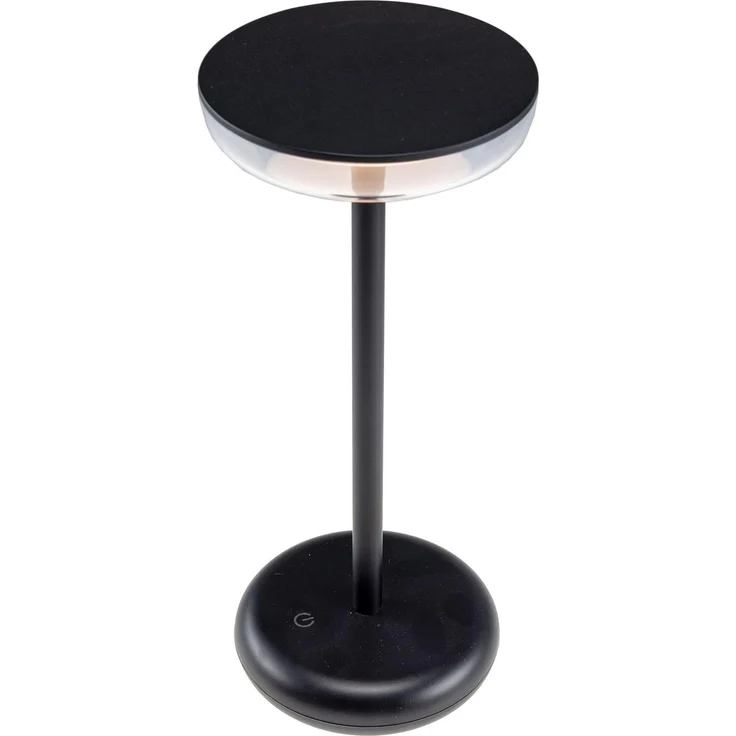 LED Akku-Tischleuchte "Foco Luz" 2900K, IP44, dimmbar, 26cm, matt schwarz – Bild 4