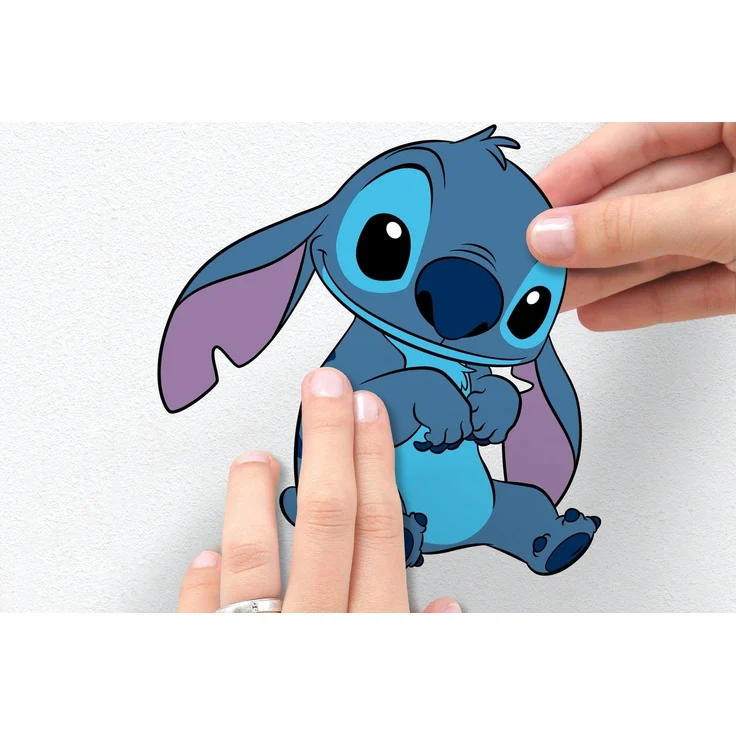 Komar Wandtattoo Stitch and Angel Happy - Größe 50 x 70 cm (12 St), Künstler: Komar, selbstklebend, Wandsticker, Kinderzimmer – Bild 2