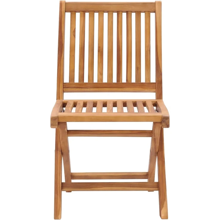 vidaXL Klappbare Gartenstühle mit Kissen 6 Stk. Massivholz Teak 3072856 – Bild 5