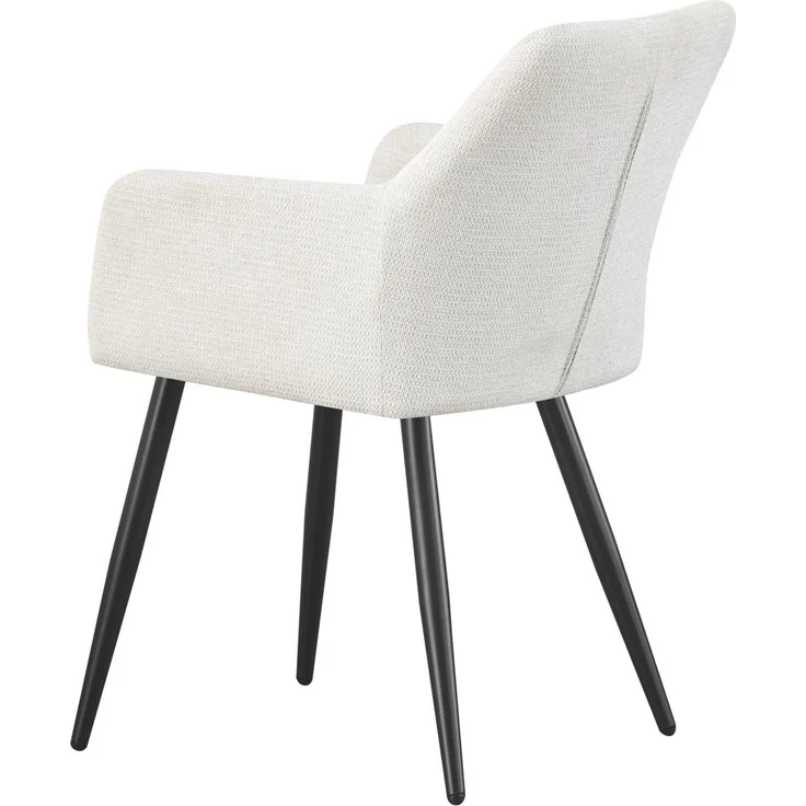 Stuhl 2er Set Barcelona Stühle in Creme - gemütliches Design - Top Qualität B/H/T: 55x82x62 cm – Bild 8