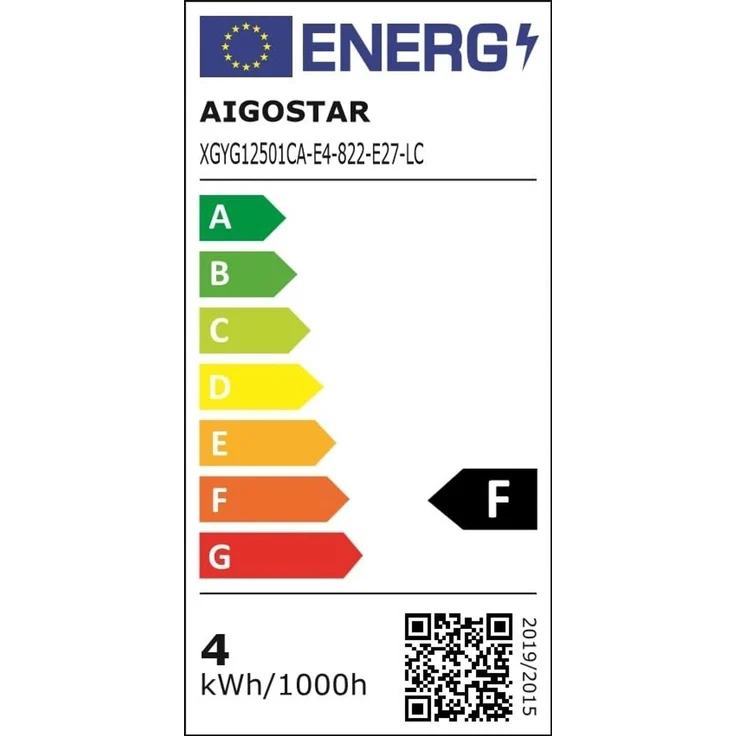 4 W E27 LED Filament Leuchtmittel Kugel Globe G125, Durchmesser 125mm | 350 Lumen | (2200 K) Warmweiß – Bild 3