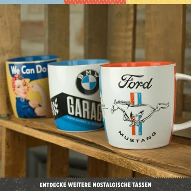 Nostalgic-Art Tasse Kaffeetasse - Ducati Corse - Logo Racing – Bild 5