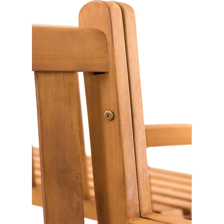 Baumbank HANIM - Holz Teak 250x125x93 cm | Halbrunde Sitzbank Mit Lehne Baumbank Gartenbank Für Baum – Bild 5