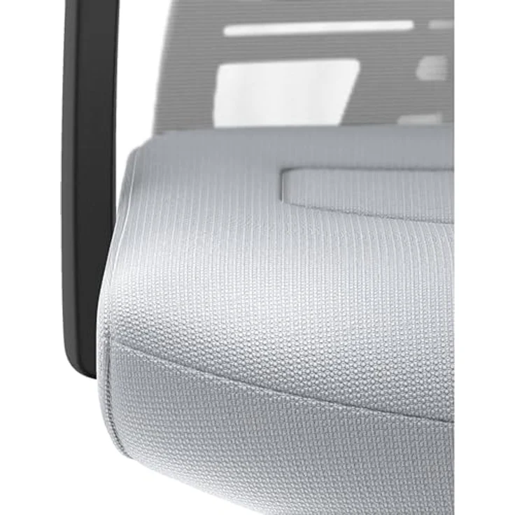 Interstuhl Bürostuhl Pure Active Edition, ergonomischer Drehstuhl mit Smart-Spring Technologie, 4D-Armlehne, Weiß | Hellgrau, Made in Germany – Bild 4