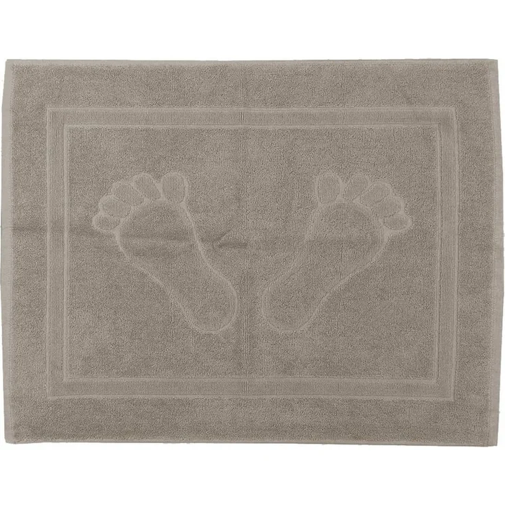 Casa Colori Duschmatte Frottier Duschvorleger 50x70 cm Uni einfarbig Farbwahl Füße, weich, strapazierfähig, 100% Baumwolle, quadratisch, Vorleger, uni einfarbig Füße – Bild 1