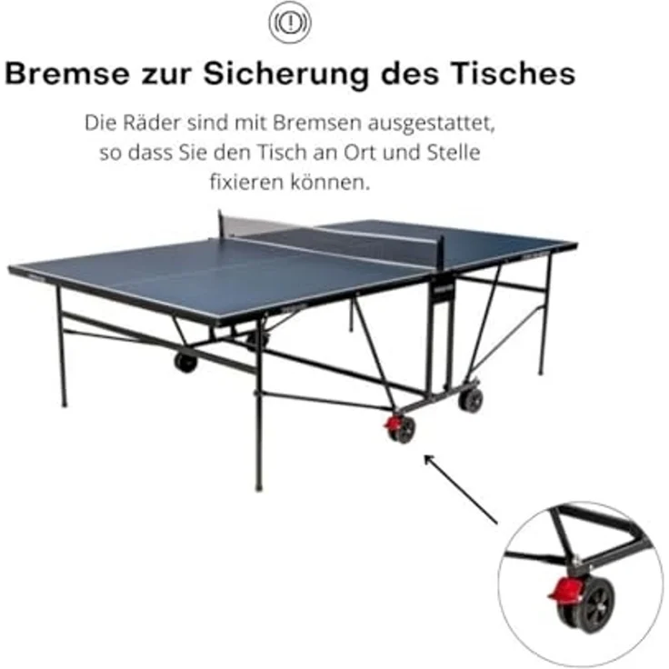 Tischtennisplatte Pegasi 500 Indoor Blau – Bild 7