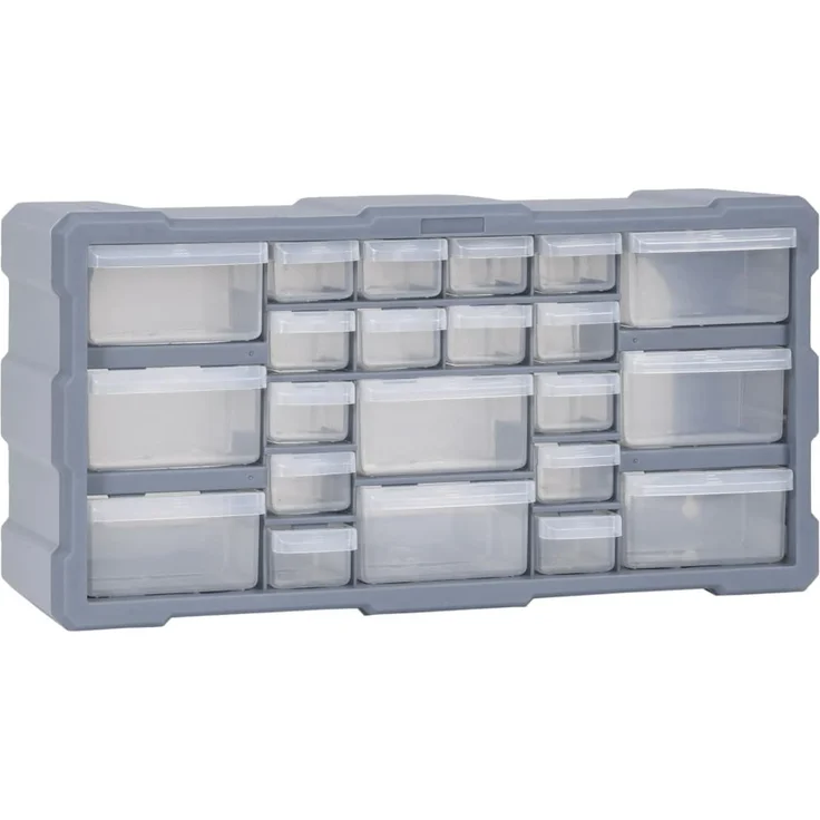 vidaXL Multi-Schubladen-Organizer mit 22 Schubladen 49x16x25,5 cm 147584 – Bild 1