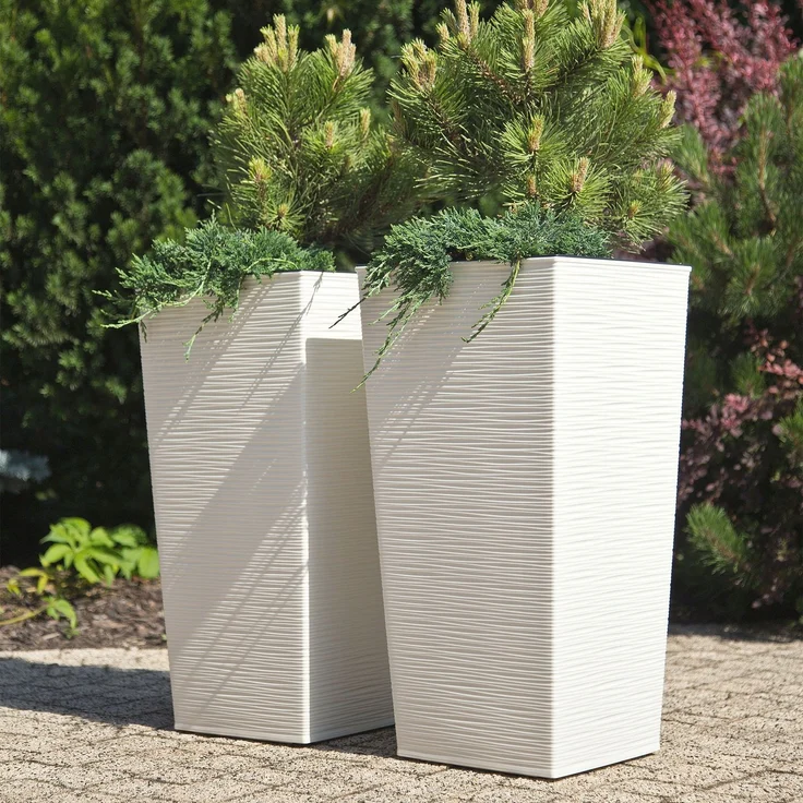 KADAX Blumentopf-Einsatz, 34 x 68 cm hoch, weiß – Bild 4