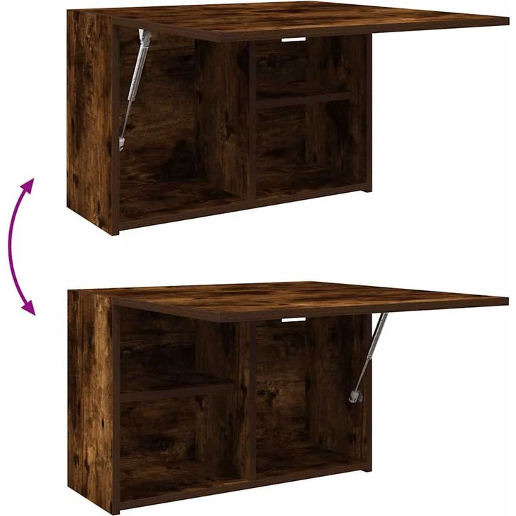 vidaXL Bad-Wandschrank Räuchereiche 60x25x40 cm Holzwerkstoff 860071 – Bild 8