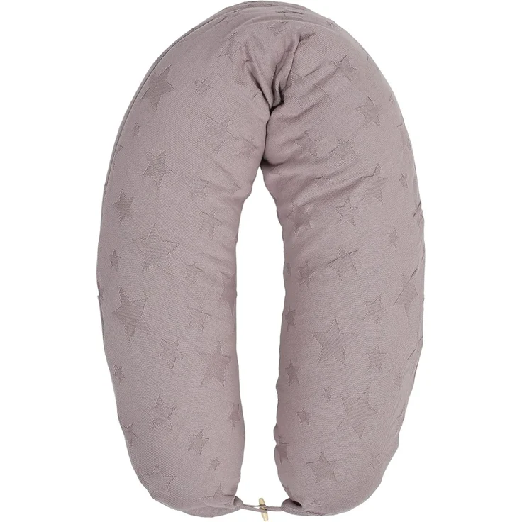 sei Design Stillkissenbezug 100% Baumwolle passend für Stillkissen XXL, Bezug für Schwangerschaftskissen, Seitenschläferkissen 190x30 cm, mit Reißverschluss, waschbar und Schadstoffgeprüft – Bild 5