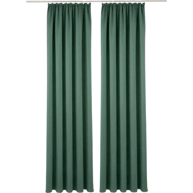 OTTO home Verdunkelungsvorhang Solana, 1 Stück, Breite 280 cm, Kräuselband, verdunkelnd (1 St), Kräuselband, verdunkelnd, Breite 280 cm, Überbreite, einfarbig, Raumteiler – Bild 2