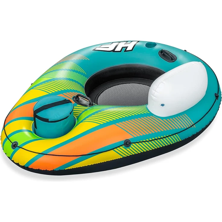 Hydro-Force™ Alpine Schwimmring mit Rückenlehne & Kühltasche 169 x 137 cm – Bild 4