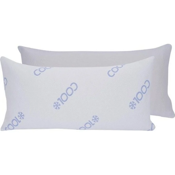 Triton Cool Visco Komfort Schlafkissen 40x80cm Kopf Nacken Bett Sofa Winter – Bild 4