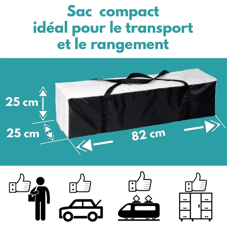 Looping - Faltbarer Laufstall 90x90 cm Black Emotion | mit Erhöhung und verstellbar auf 2 Ebenen, inklusive Transporttasche | für Babys & Kinder bis 15 kg – Bild 7