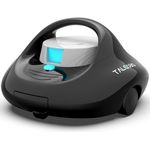 TALOSBO Pleco Se Poolroboter, Kabelloser Poolreiniger mit 130 Min Laufzeit, Duale Motoren für Flachboden bis 80 m²