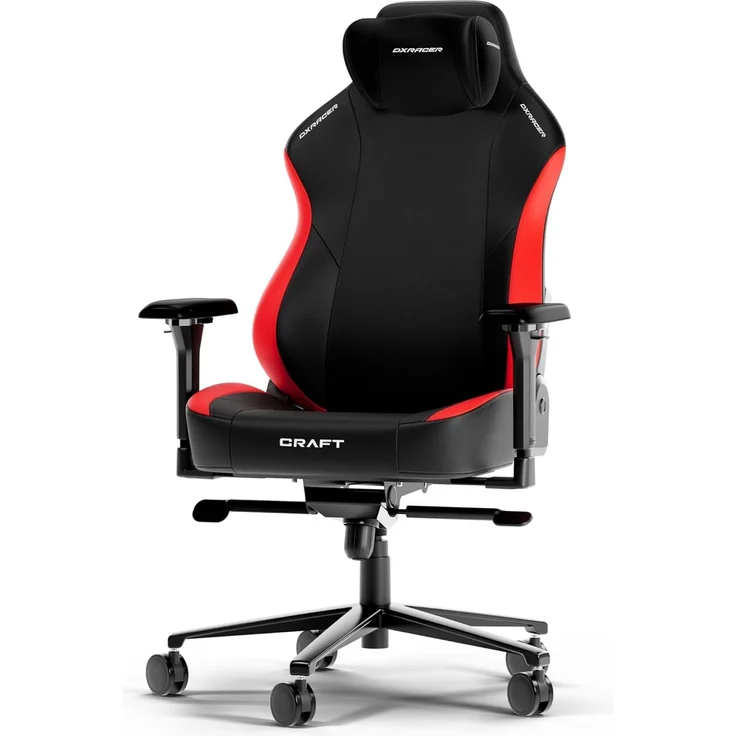 DXRacer CRAFT XL Schwarz & Rot EPU Leder das Orginal Gaming Stuhl