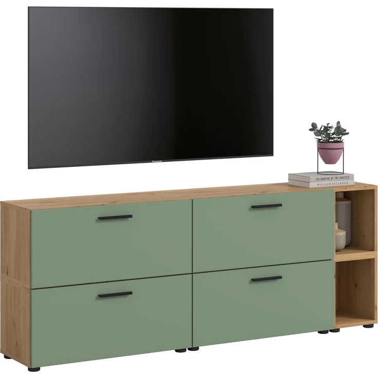 The One Wohnkombination in Smoke Green Nachbildung – Bild 1