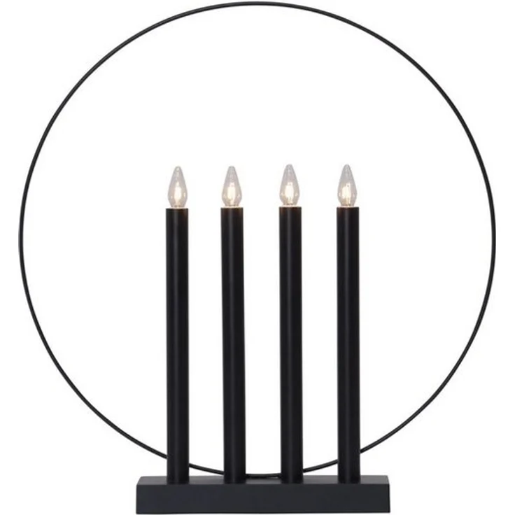 STAR TRADING Fensterleuchter Fensterleuchter Glory Kerzenleuchter 4flammig 45cm Schalter, Glühlampe – Bild 4