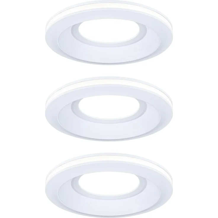 Paulmann 92248 LED Einbauleuchte Sormus 10cm 3er-Set IP65 rund weiß – Bild 11