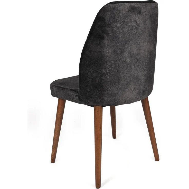 Skye Decor 'Dallas-557 V2' Stuhlset (2-teilig), Anthrazit / Braun, 50 x 90 x 49 cm – Bild 3