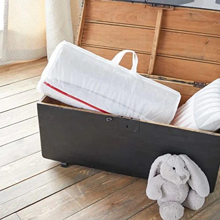 Babysom - Reisebettmatratze - Kindermatratze | Babymatratze gerollt - 60x120cm - Atmungsaktiv - Bezug abziehbar - Luftdurchlässiger Kaltschaum – Bild 4