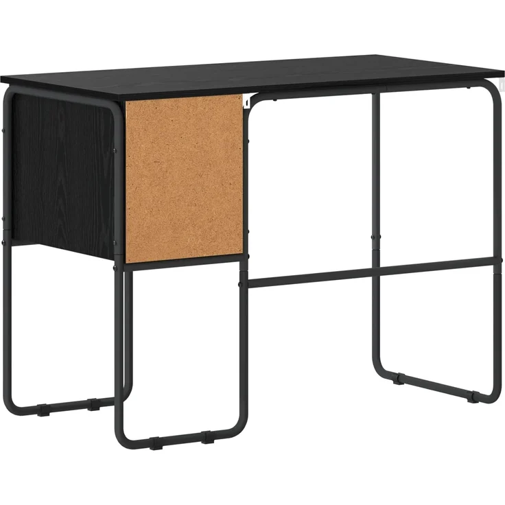 vidaXL Schreibtisch mit Stauraum Schwarz Eichen-Optik 100 x 50 x 75 cm 8008002 – Bild 6