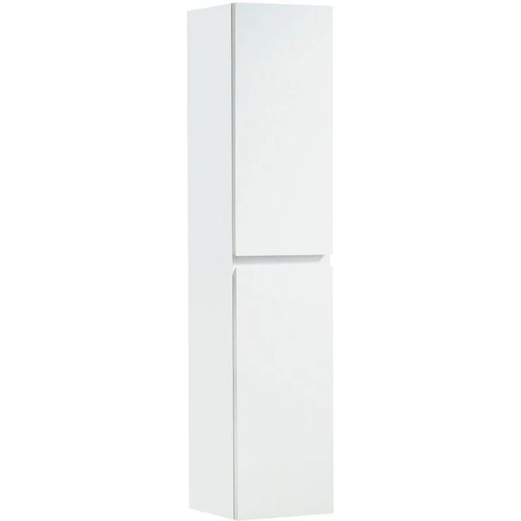 Alpenberger Hochschrank - Badezimmerschrank Schmal - Badezimmermöbel Mehrzweckschrank (Badmöbel für Kleine Bäder, 1-tlg. Bathroom Cabinet) Badmöbel Schrank aus MDF & MFC mit 2 Softclose Türen – Bild 4