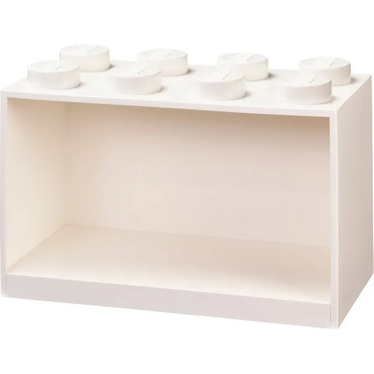 Room Copenhagen LEGO Wandregal 8 Noppen – weiss