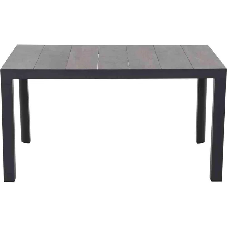 Siena Garden Silva Dining Tisch 160x90 cm ? Aluminium (matt anthrazit) & Keramikplatte (washed grey) – Bild 3