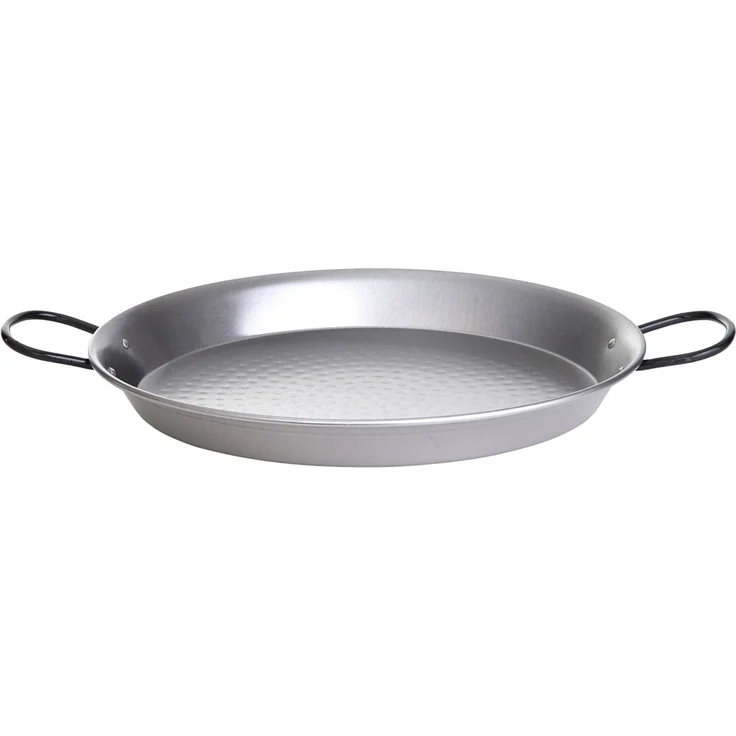 Paella World Paella Pfanne Grillpfanne Ø 24 cm - Stahl poliert – Bild 4
